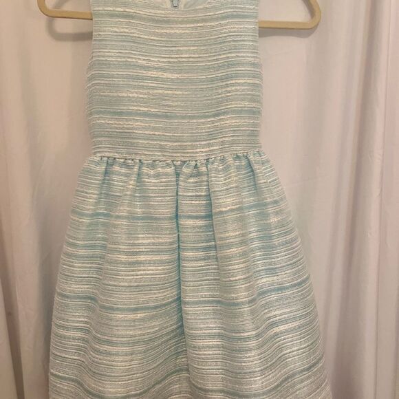 Wonderly Blue and White Formal Dress for Elegant Occasions - Picture 6 of 7